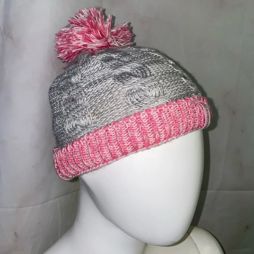 Girl's New Era Snug Cuffed Pom Knit Beanie New Without Tags